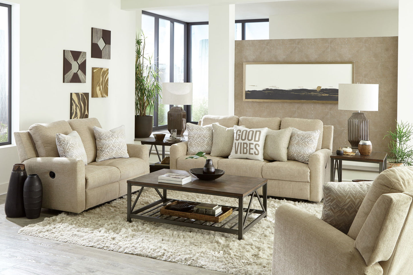 Calvin - Reclining Loveseat - Hornell Furniture Outlet