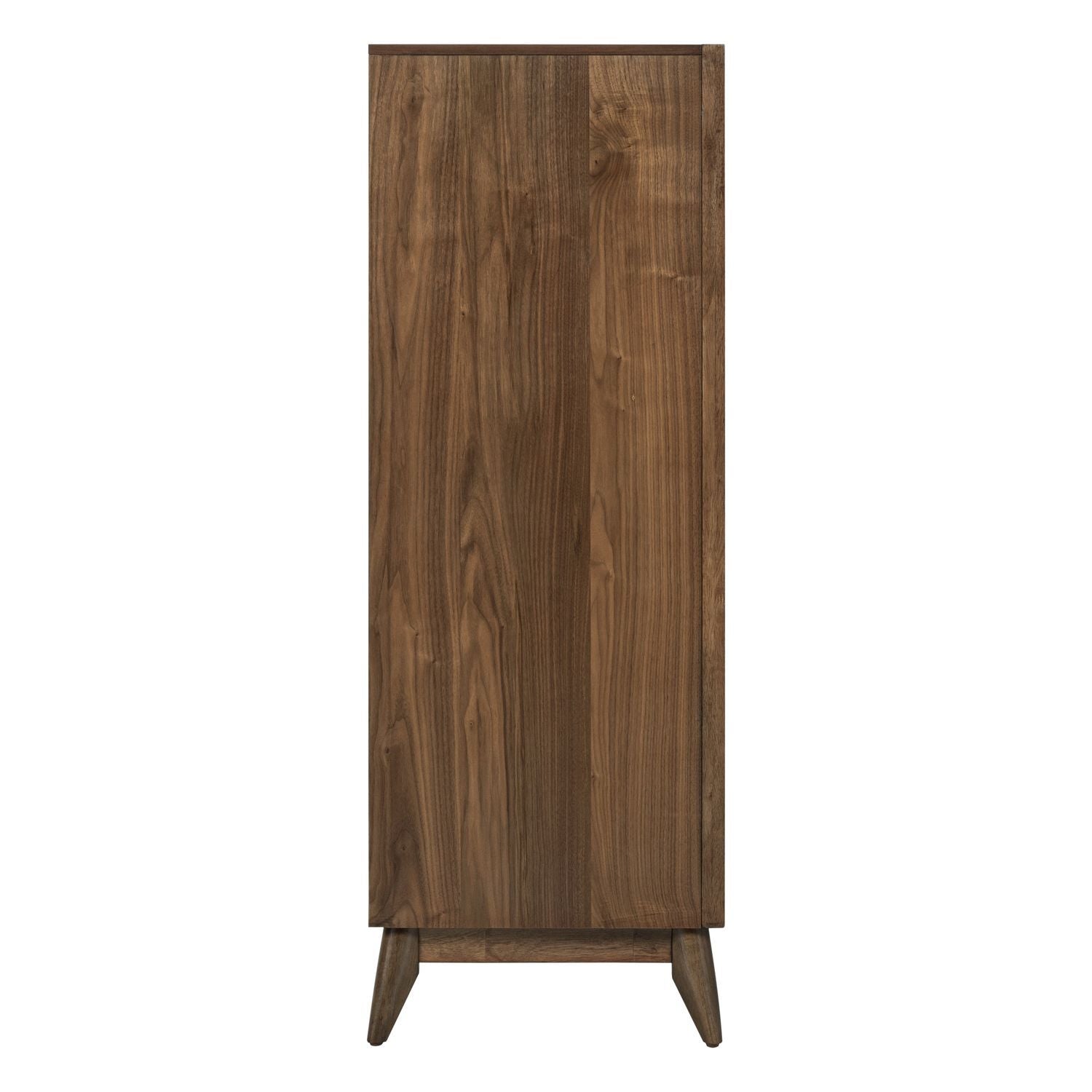 Century Modern - 5 Drawer Chest - Walnut - Hornell Furniture Outlet