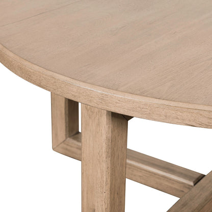 Proximity Place - Round Cocktail Table - Light Brown - Hornell Furniture Outlet