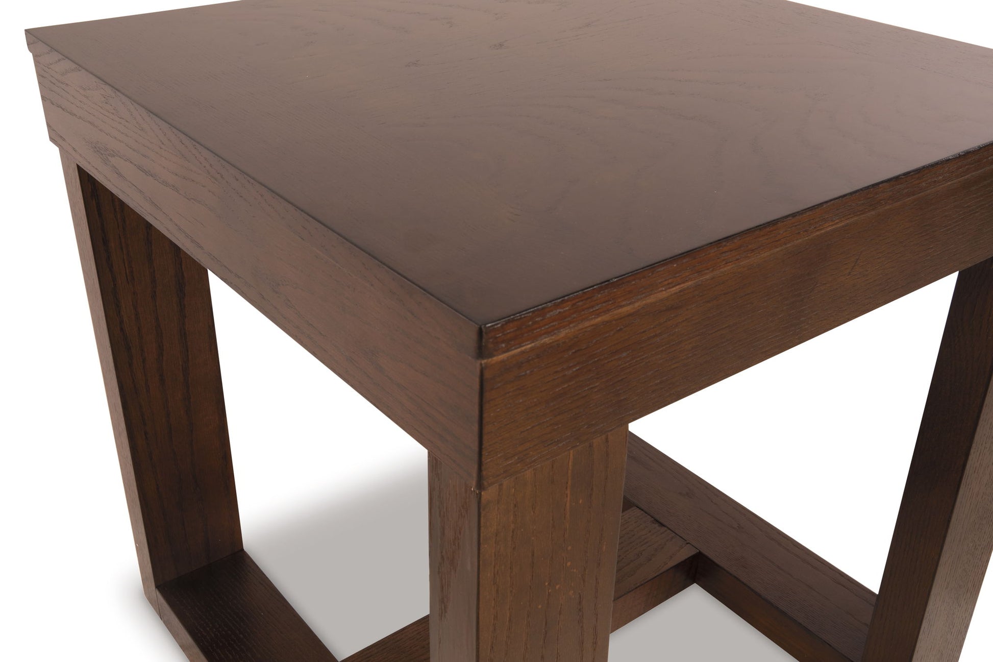 Watson - Square End Table - Dark Brown - Hornell Furniture Outlet