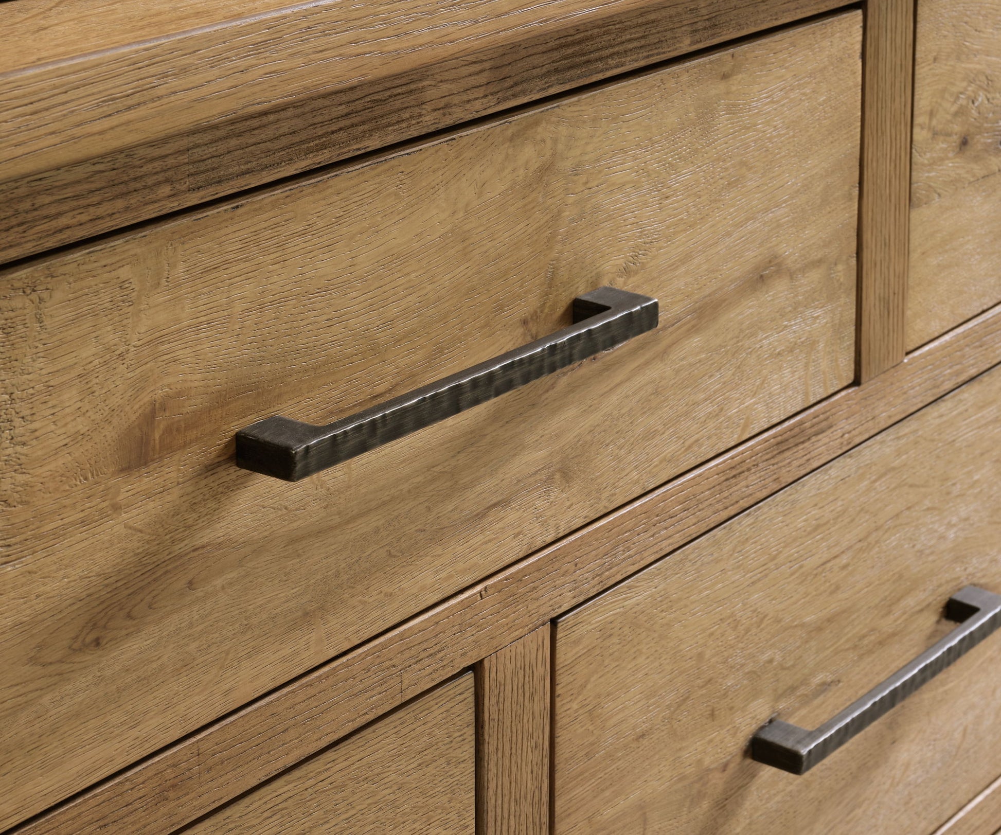 Galliden - Light Brown - Dresser And Mirror - Hornell Furniture Outlet