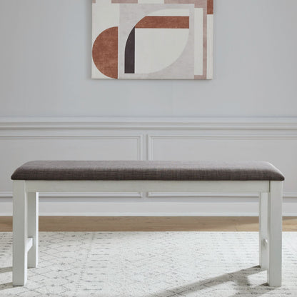 Brook Bay - Upholstered Counter Bench - Hornell Furniture Outlet