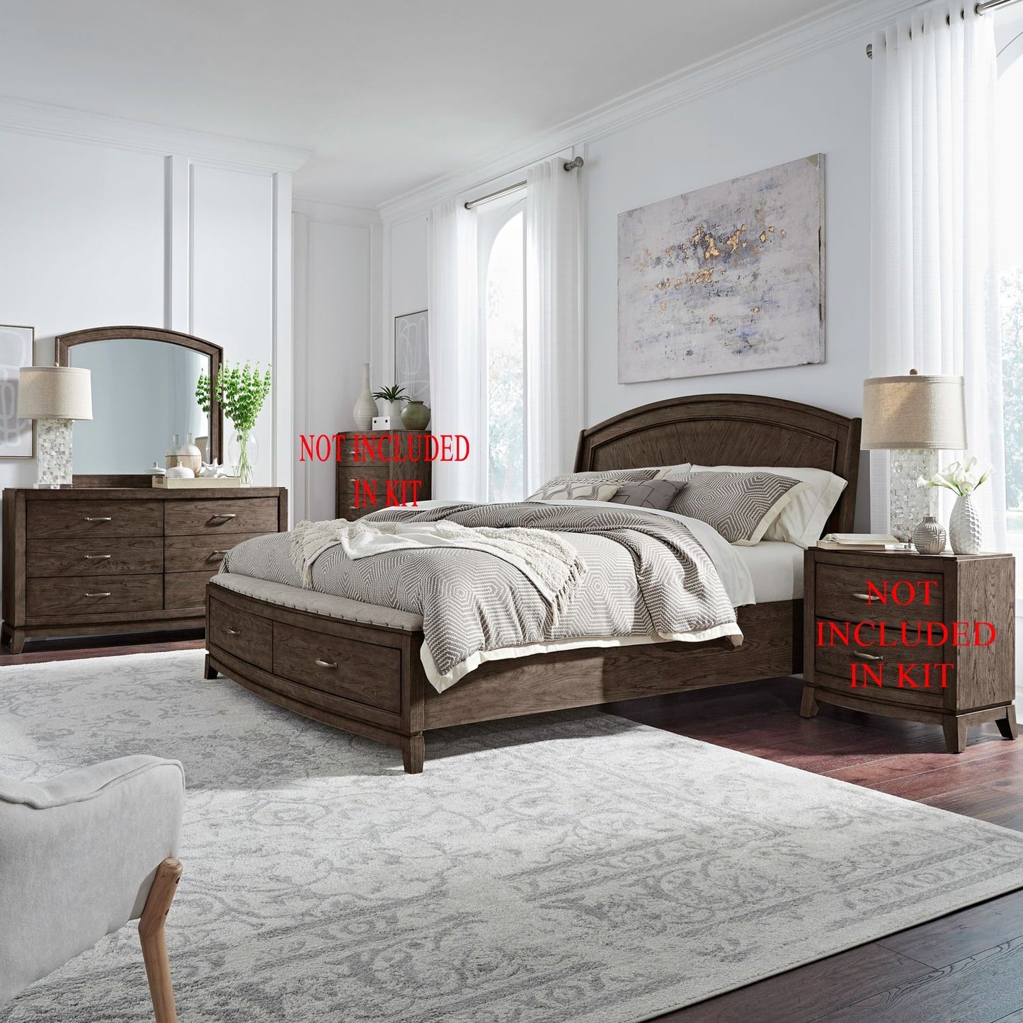 Avalon - Panel Bedroom Set - Hornell Furniture Outlet