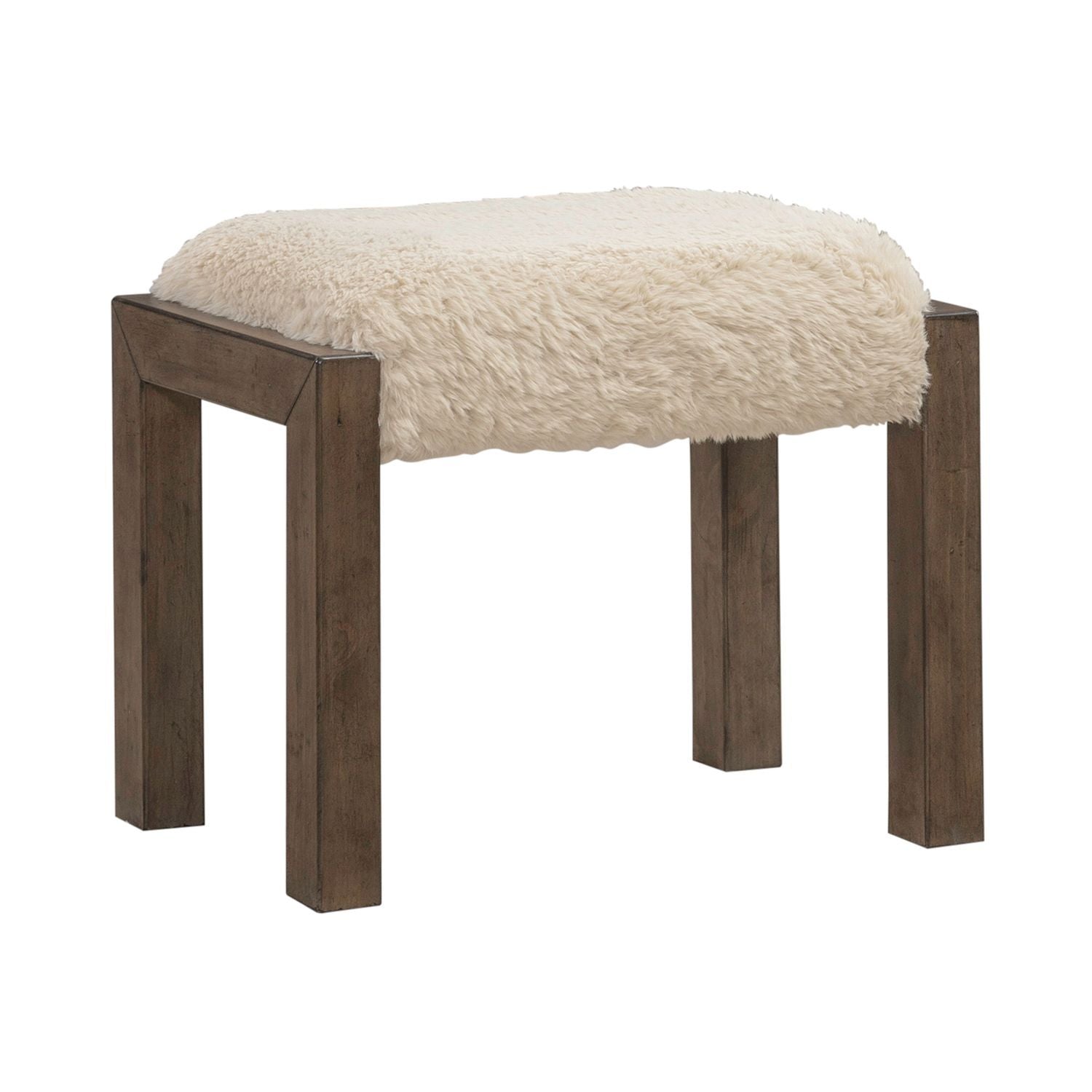 Broadmore - Upholstered Console Stool - Brown - Hornell Furniture Outlet