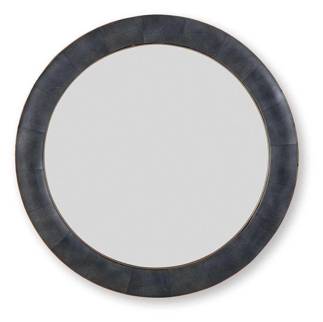 Corinsworth - Accent Mirror - Charcoal / Brass Finish - Hornell Furniture Outlet