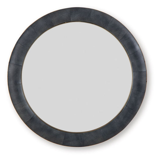 Corinsworth - Accent Mirror - Charcoal / Brass Finish - Hornell Furniture Outlet