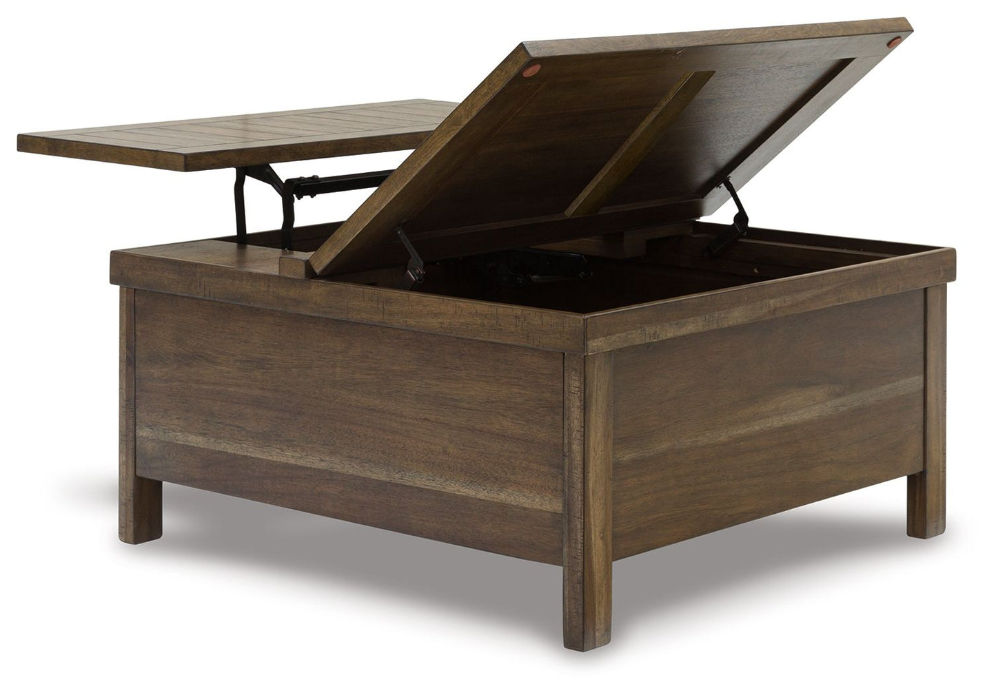 Moriville - Lift Top Cocktail Table - Grayish Brown - Hornell Furniture Outlet