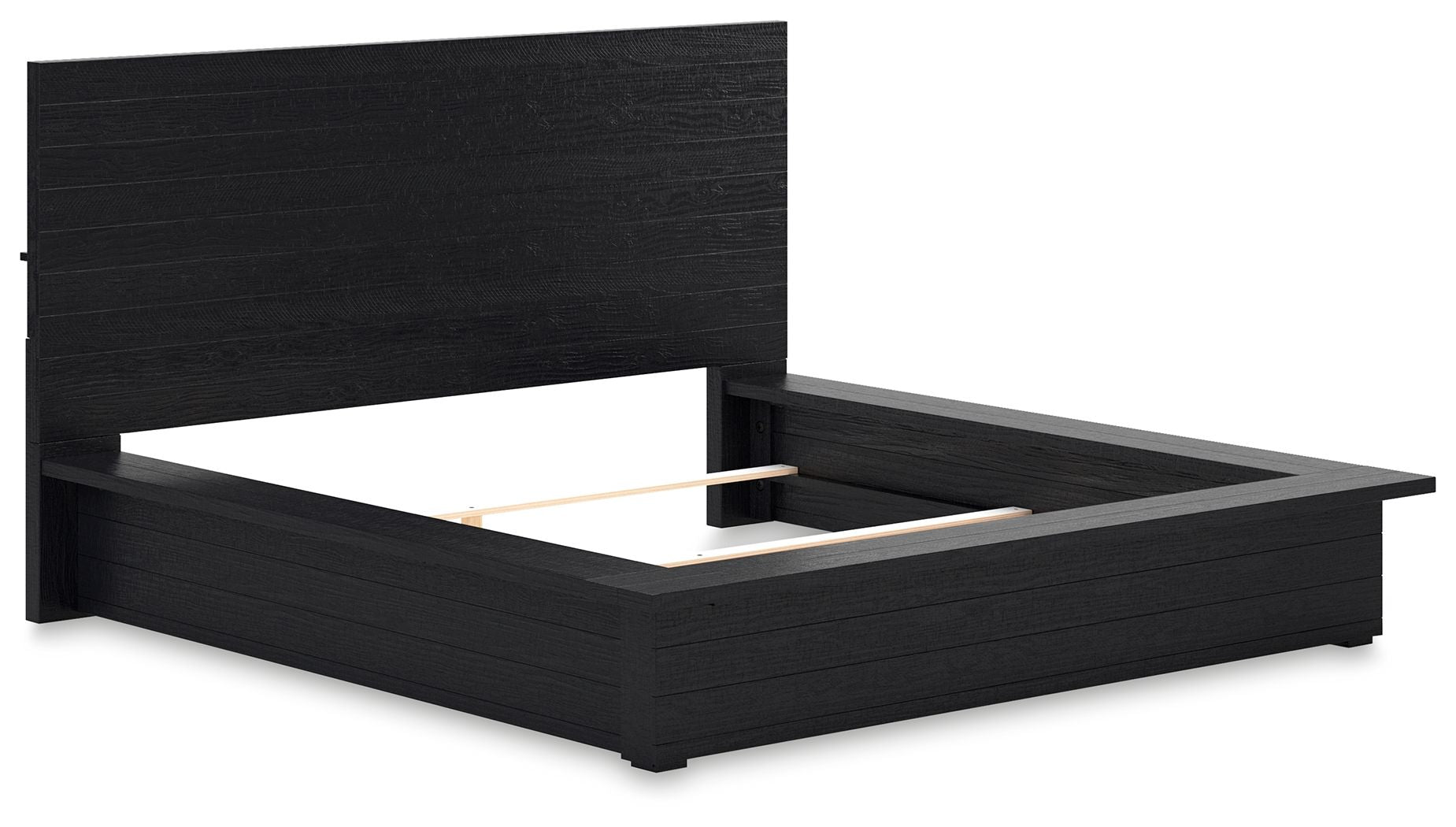 Londer - Black - California King Panel Bed - Hornell Furniture Outlet