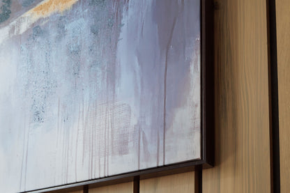 Gatesford - Wall Art - Blue / White / Tan - Hornell Furniture Outlet