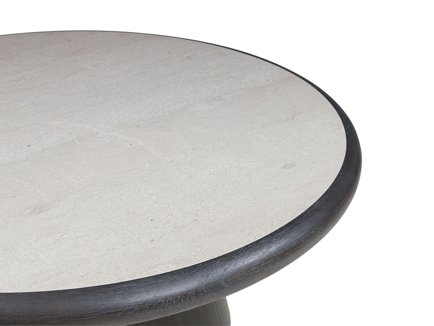 Bracken - French Black - Round Cocktail Table - Hornell Furniture Outlet