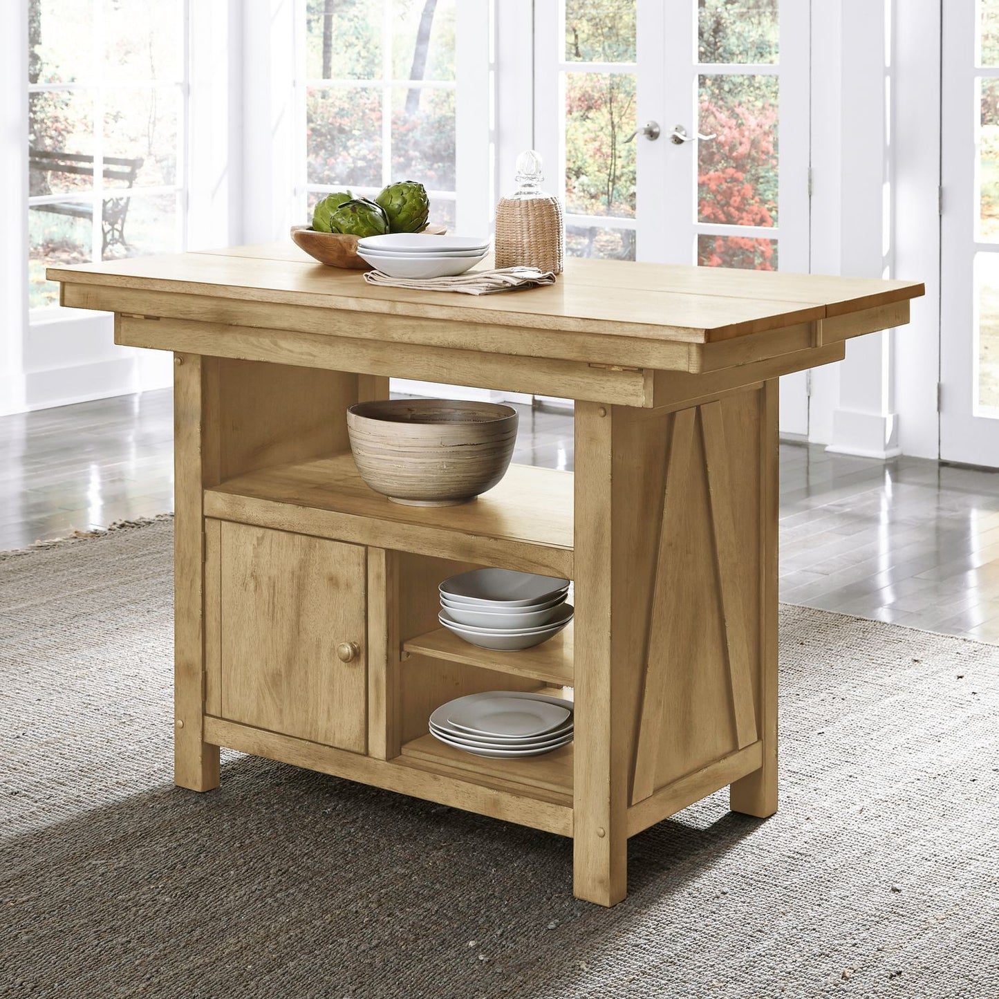 Lindsey Farm - Trestle Table - Hornell Furniture Outlet