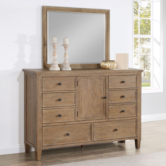 Riverdale - Dresser And Mirror - Driftwood - Hornell Furniture Outlet