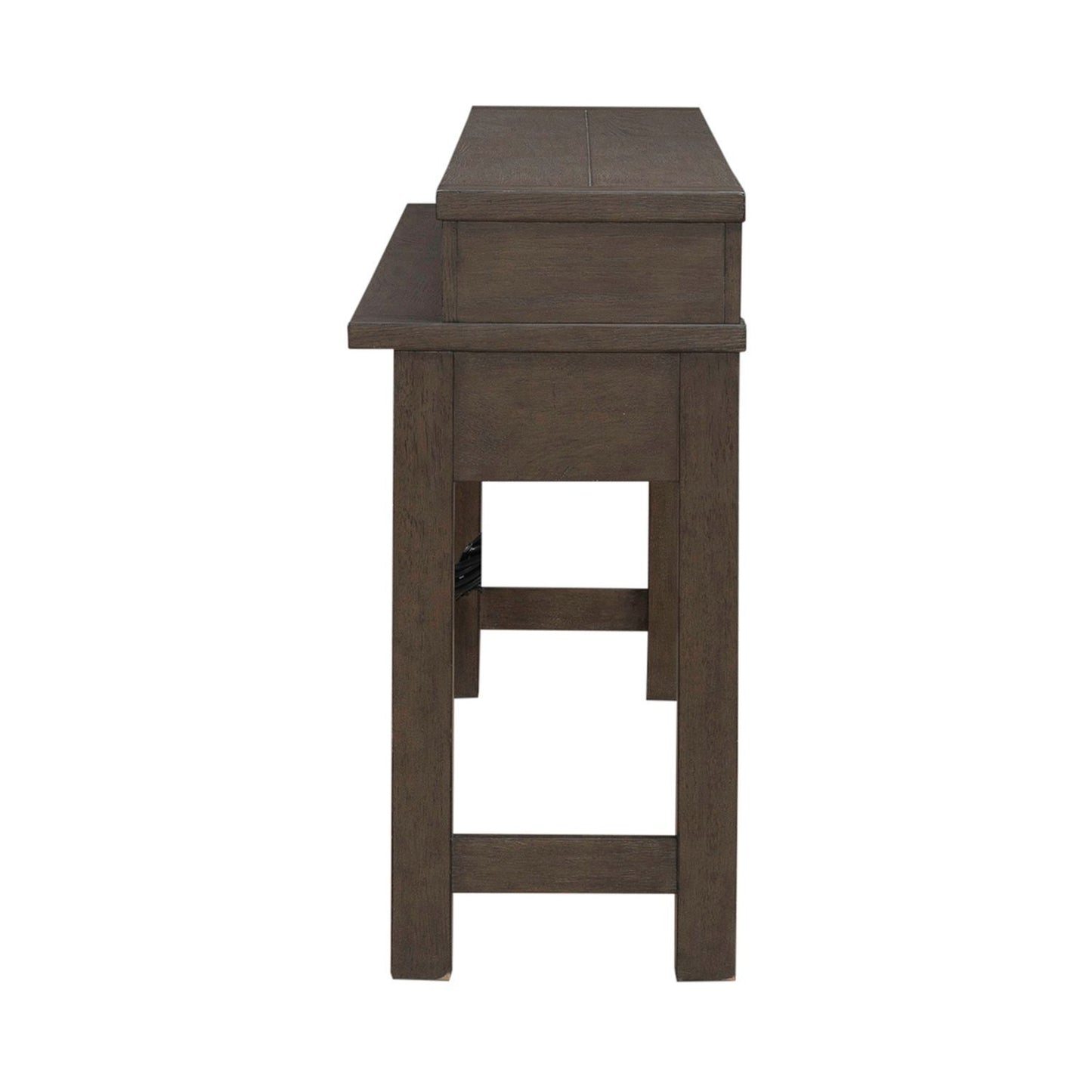 Cascade Falls - Console Bar Table - Satin Espresso - Hornell Furniture Outlet