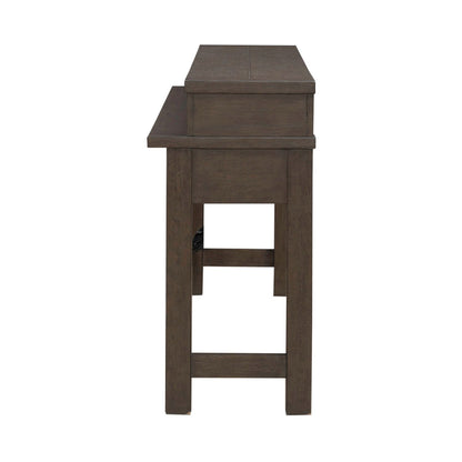 Cascade Falls - Console Bar Table - Satin Espresso - Hornell Furniture Outlet
