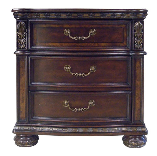 Monte Carlo - Nightstand - Dark Brown - Hornell Furniture Outlet