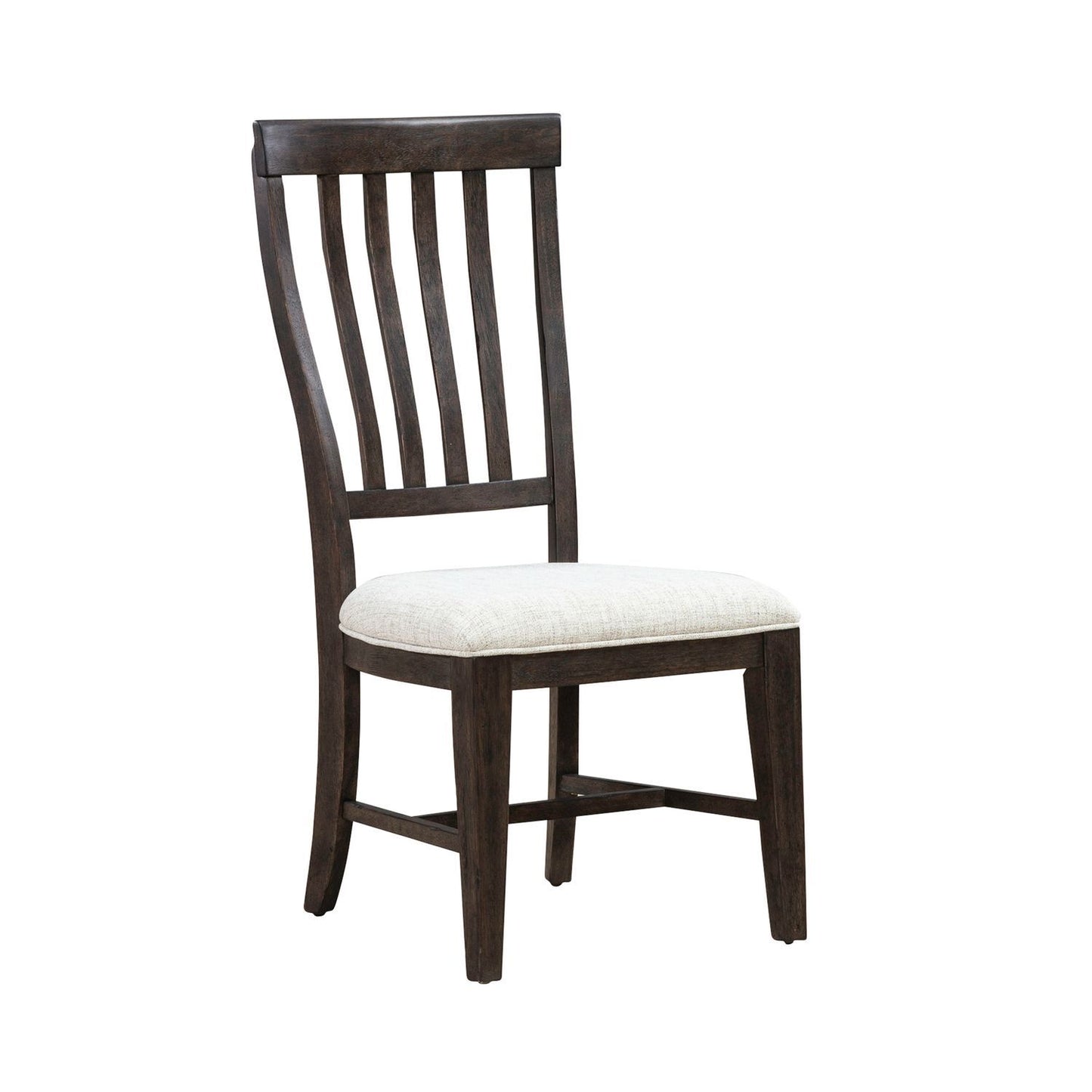 Grant Park - Slat Back Side Chair (RTA) - Brown - Hornell Furniture Outlet