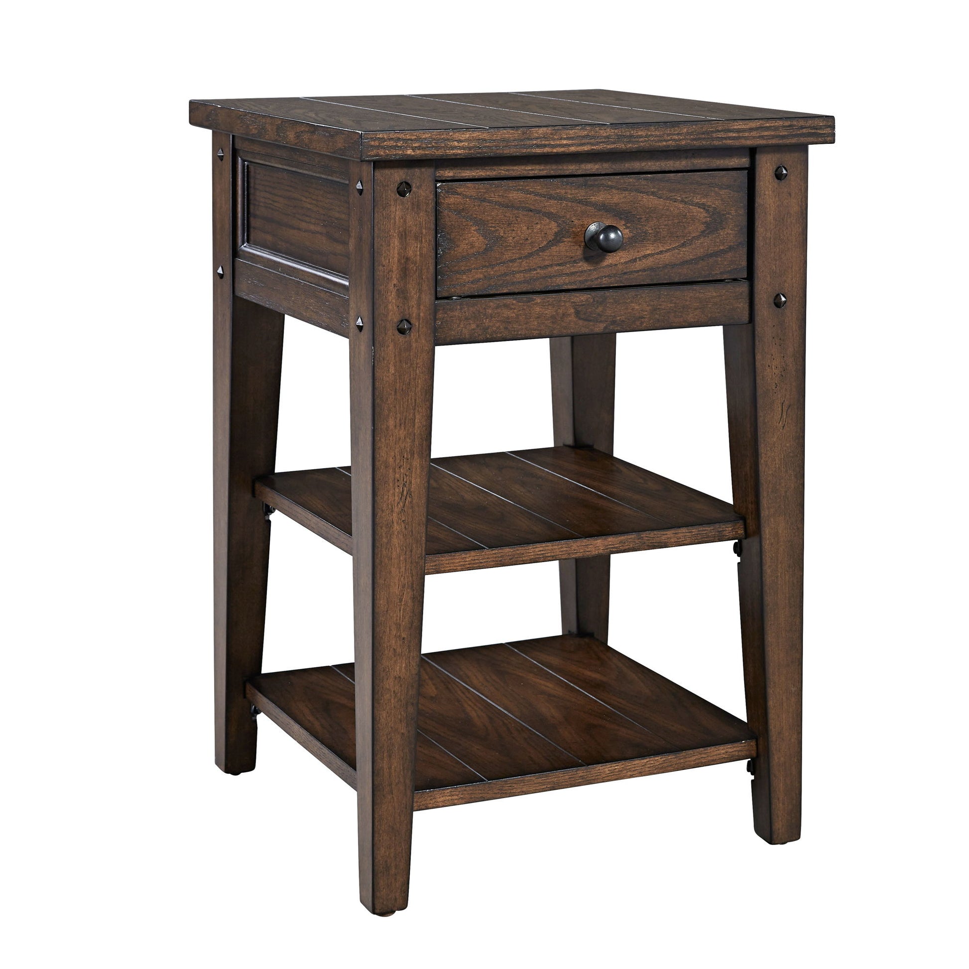 Lake House - Chair Side Table - Hornell Furniture Outlet