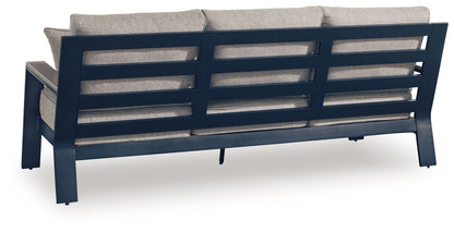 East Beach - Sofa With Cushion - Blue - Hornell Furniture Outlet