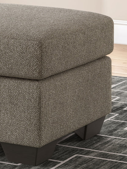 Triston - Peaks - Ottoman - Suede - Hornell Furniture Outlet
