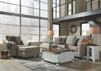 Kestrel - Sofa Chaise - Pearl Silver