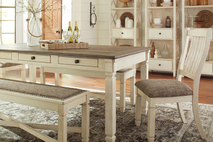 Bolanburg - Rectangular Dining Room Table - Beige - Hornell Furniture Outlet