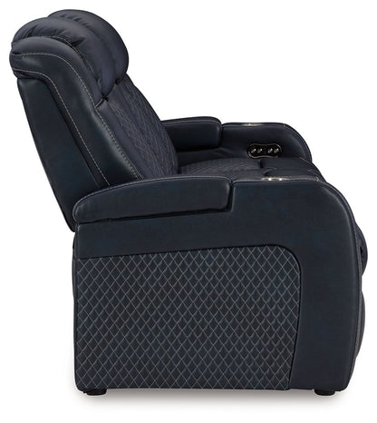 Fyne - dyme - Reclining Living Room Set - Hornell Furniture Outlet