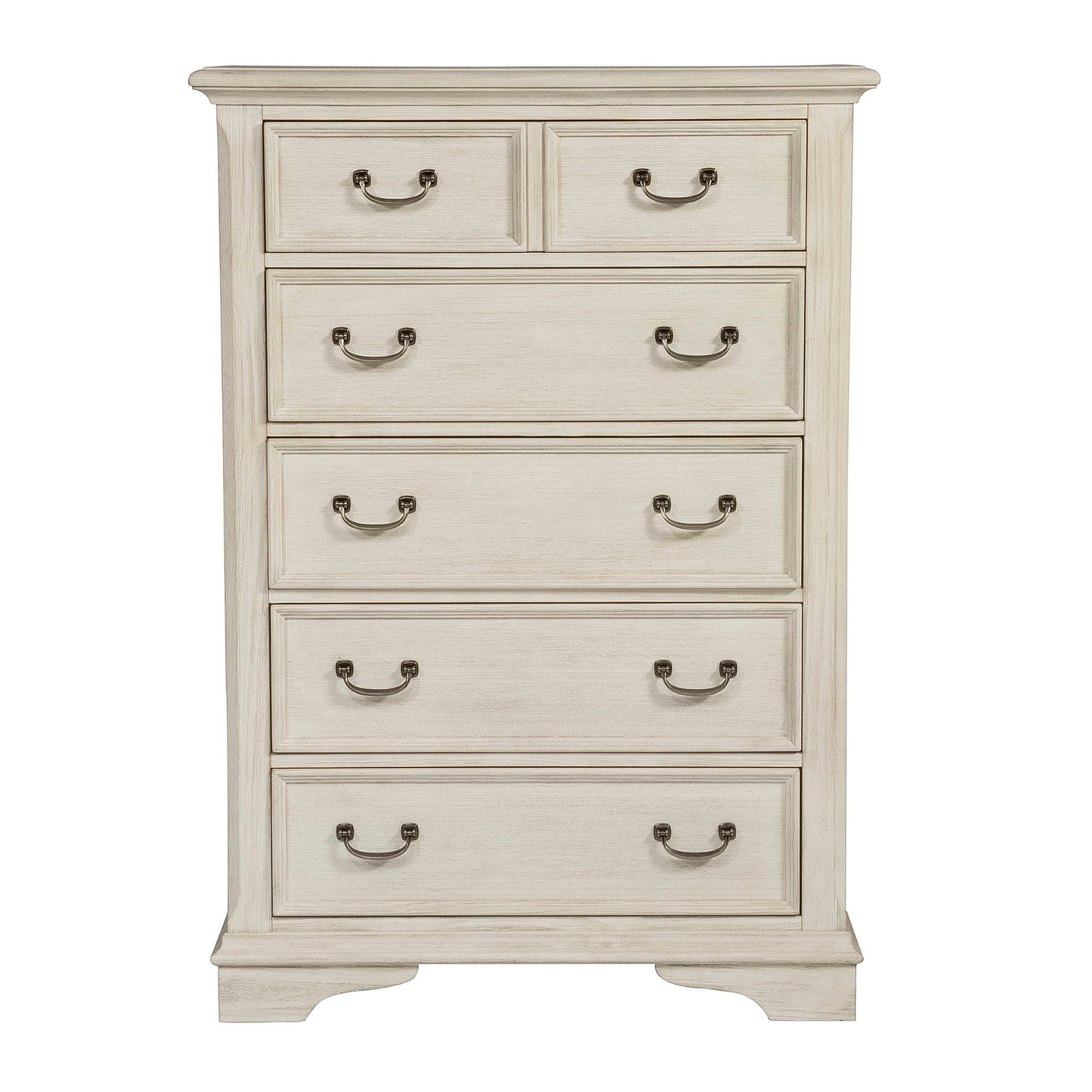 Bayside - 5 Drawer Chest - White - Hornell Furniture Outlet