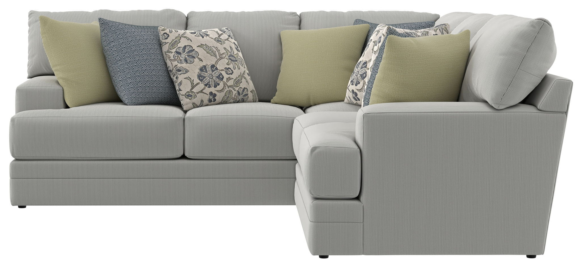 Stockbridge - Sectional With Comfort Coil Seating And 9 Accent Pillows Included - Hornell Furniture Outlet