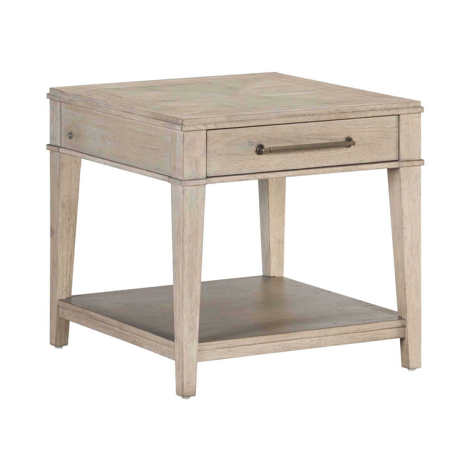 New Haven - End Table - Sanctuary White - Hornell Furniture Outlet