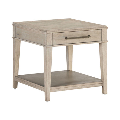 New Haven - End Table - Sanctuary White - Hornell Furniture Outlet