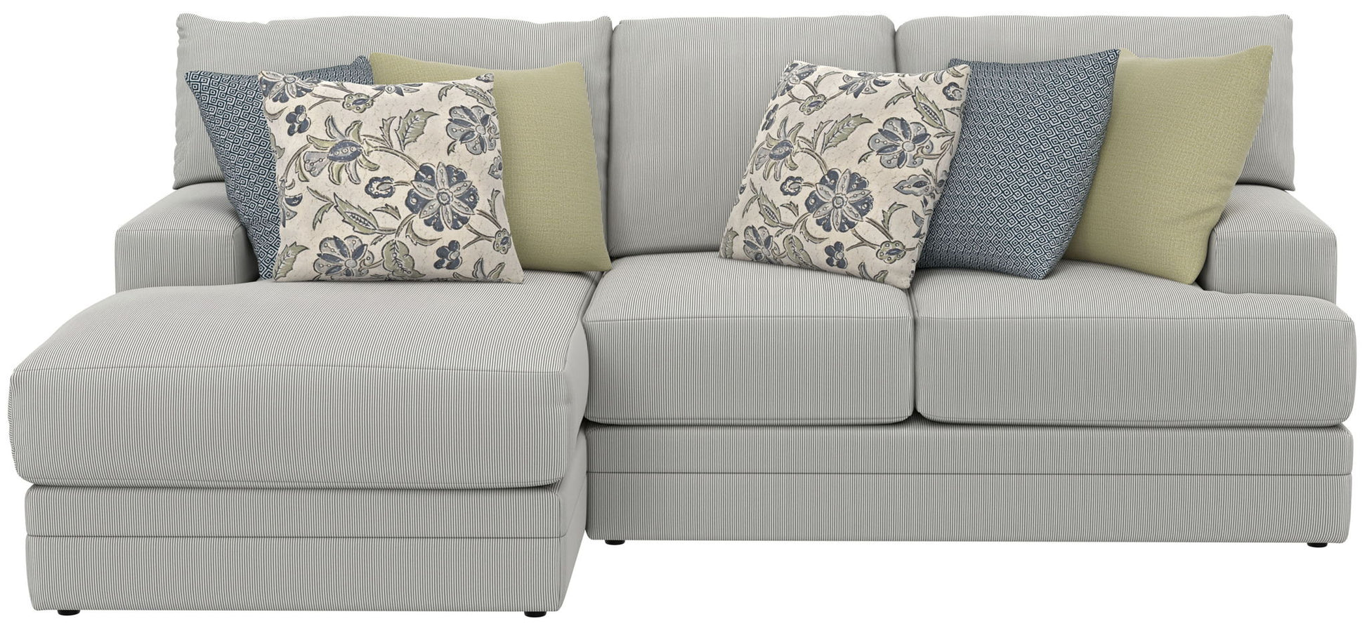Stockbridge - Sectional With Comfort Coil Seating And 9 Accent Pillows Included - Hornell Furniture Outlet