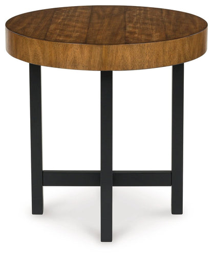 Steenlage - Brown / Black - Occasional Table Set (Set of 2) - Hornell Furniture Outlet