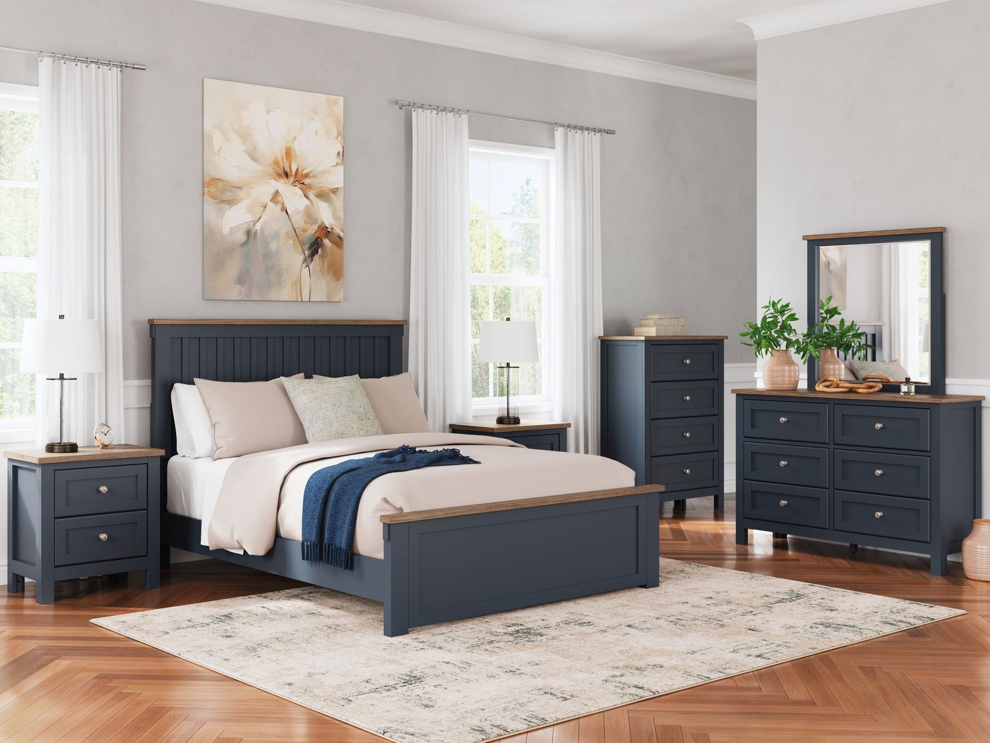 Landocken - Panel Bed - Hornell Furniture Outlet