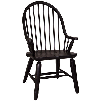 Treasures - Bow Back Arm Chair - Hornell Furniture Outlet