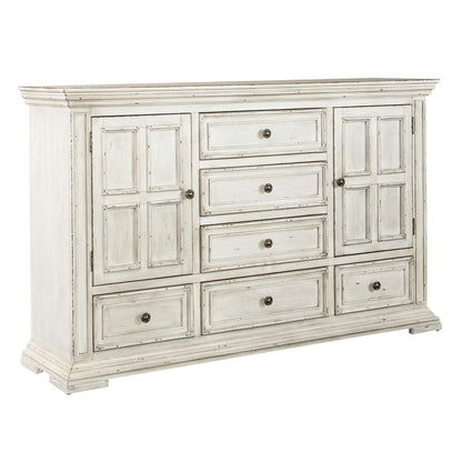 Big Valley - 2 Door 6 Drawer Dresser - Hornell Furniture Outlet