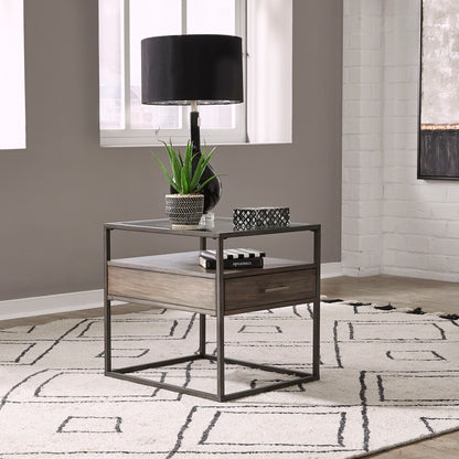 Jamestown - End Table - Tobacco - Hornell Furniture Outlet