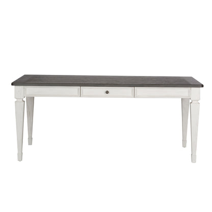Allyson Park - Rectangular Leg Table - Dark Brown - Hornell Furniture Outlet