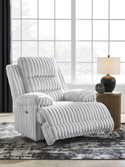 Rhines Falls - Alloy - Zero Wall Recliner - Hornell Furniture Outlet