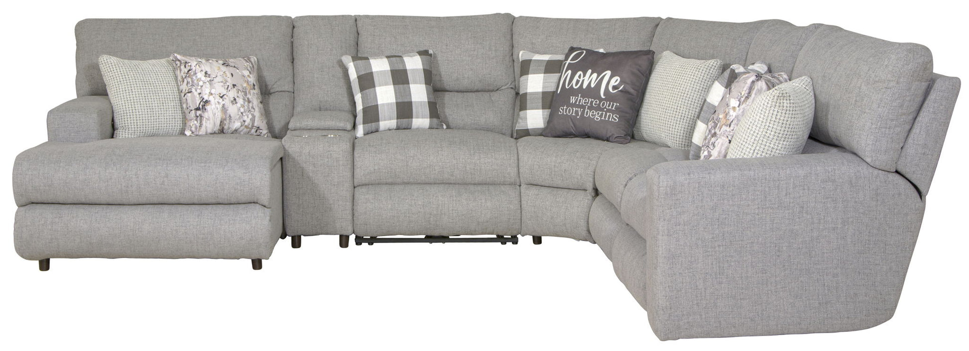 Rockport - Reclining Sectional - Hornell Furniture Outlet