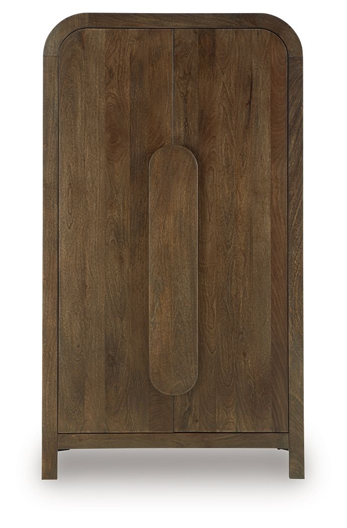 Thoren - Medium Brown - Accent Cabinet - Hornell Furniture Outlet