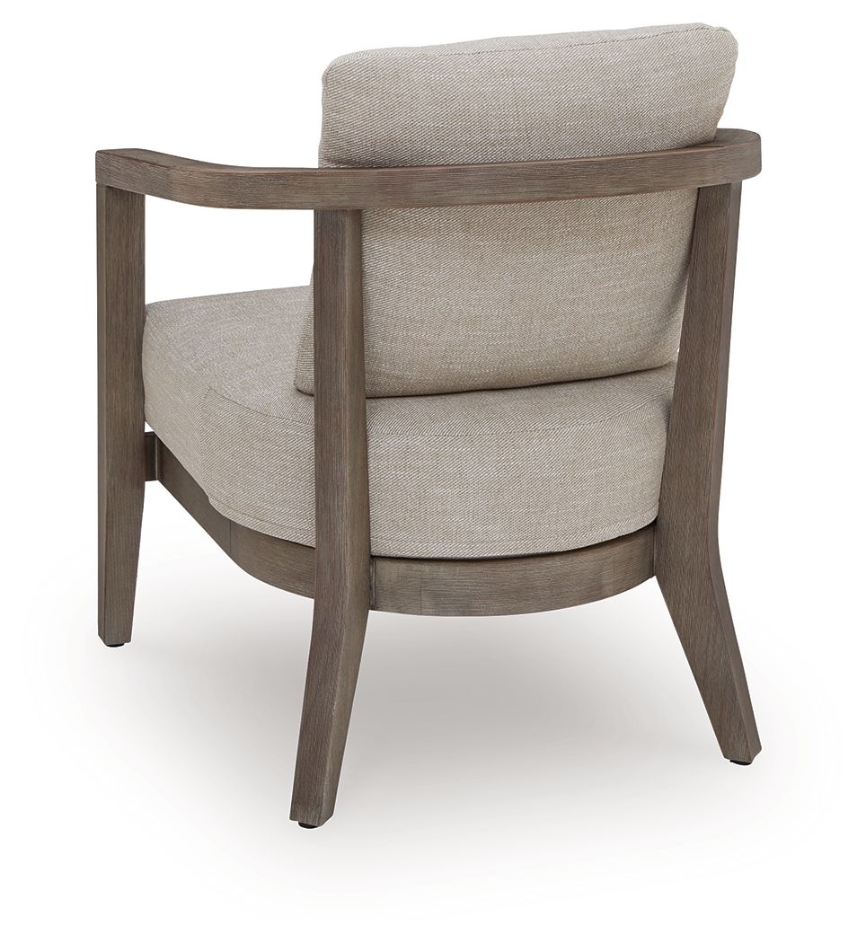 Joy Lagoon - Outdoor Chairs With Cushions/Table (Set of 3) - Beige - Hornell Furniture Outlet