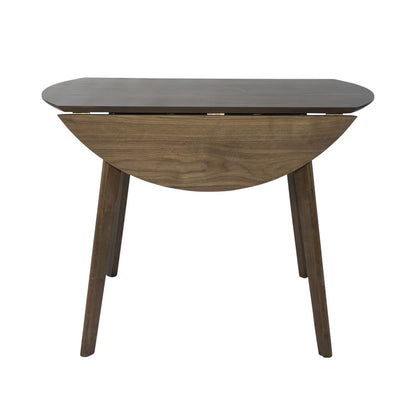 Space Savers - Drop Leaf Table - Dark Brown - Hornell Furniture Outlet