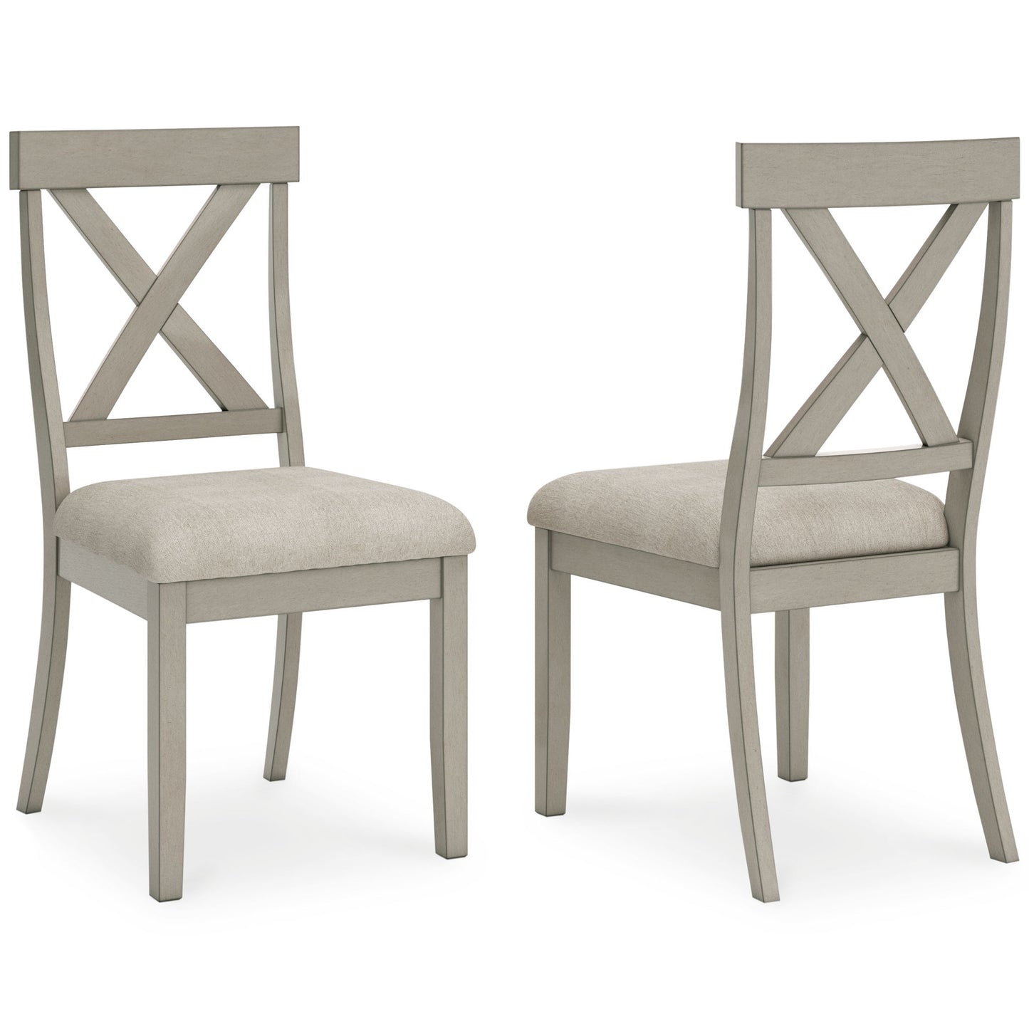 Parellen - Gray - Dining UPH Side Chair (Set of 2) - Hornell Furniture Outlet
