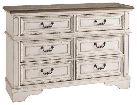 Realyn - Dresser, Mirror - Hornell Furniture Outlet