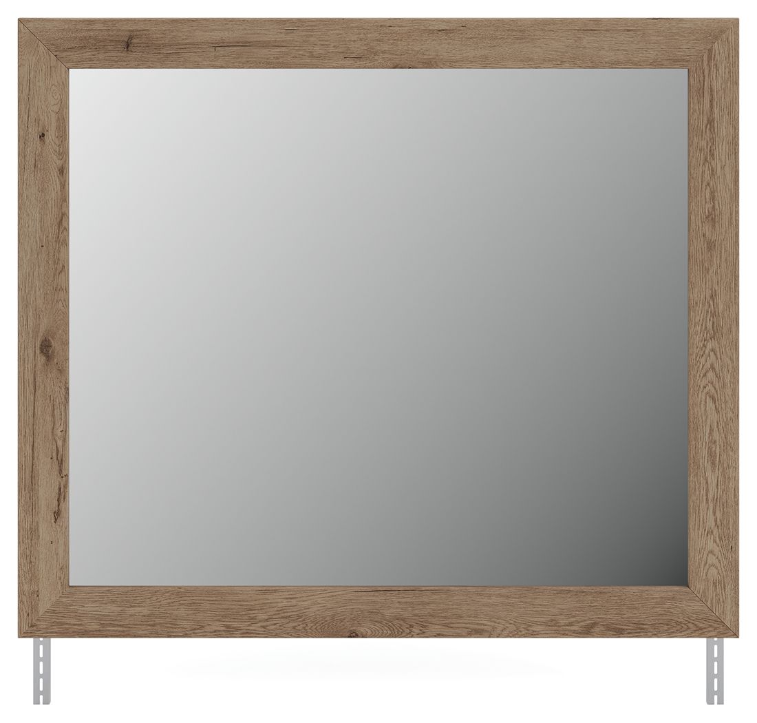 Oliandon - Bedroom Mirror - Light Brown - Hornell Furniture Outlet