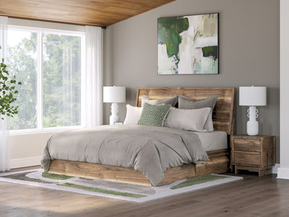 Chirason - Panel Bed With Storage - Hornell Furniture Outlet