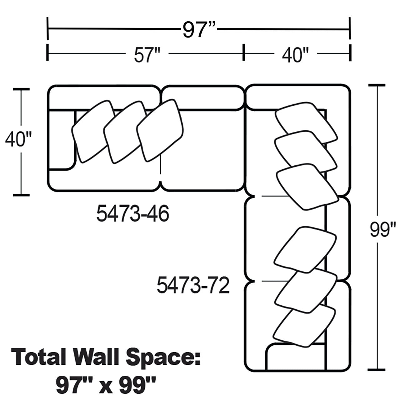 Crawford - Sectional - Hornell Furniture Outlet