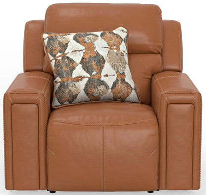 Arezzo - Power Headrest Power Lay Flat Recliner With Zero Gravity/Extended Ottoman