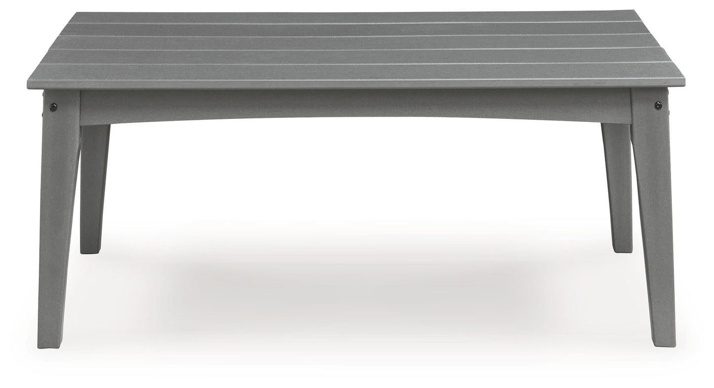 Cove Beach - Rectangular Cocktail Table - Gray - Hornell Furniture Outlet
