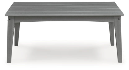 Cove Beach - Rectangular Cocktail Table - Gray - Hornell Furniture Outlet